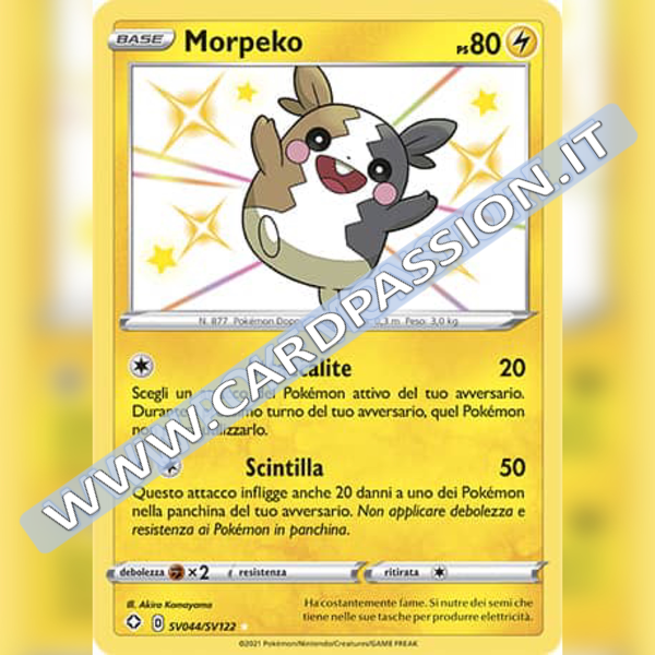 SV044/SV122 Morpeko Baby Shiny | Destino Splendente - Card Passion
