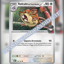 148/182 Raticate del Team Rocket | Rivali Predestinati
