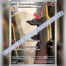 169/165 Charmeleon Illustrazione Rara | Scarlatto e Violetto 151