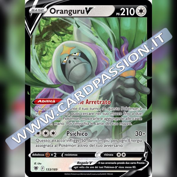 133/189 Oranguru V | Lucentezza Siderale - Card Passion