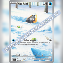 188/182 Snorunt Illustrazione Rara | Paradosso Temporale