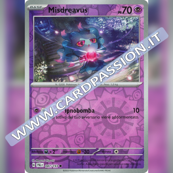 087/193 Misdreavous Reverse | Evoluzioni a Paldea