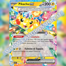 057/191 Pikachu ex Teracristal | Scintille Folgoranti