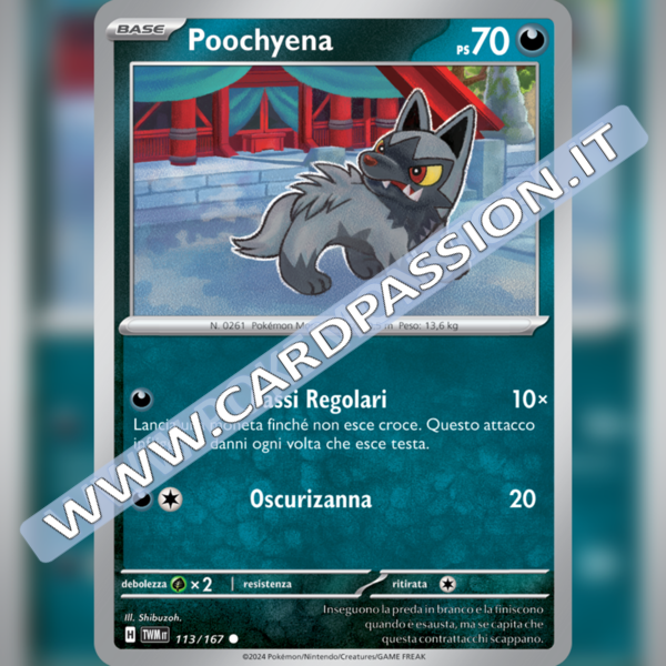 113/167 Poochyena | Crepuscolo Mascherato