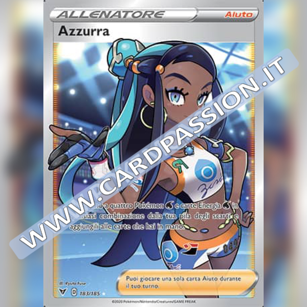 183/185 Azzurra (Full Art) | Voltaggio Sfolgorante - Card Passion