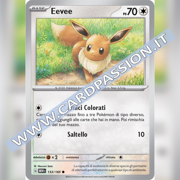 133/165 Eevee | Scarlatto e Violetto 151