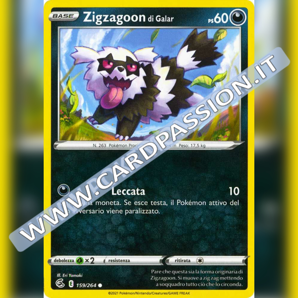 159/264 Zigzagoon di Galar | Colpo Fusione - Card Passion
