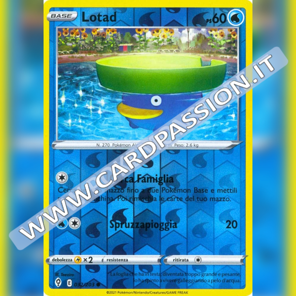 032/203 Lotad Reverse | Evoluzioni Eteree - Card Passion