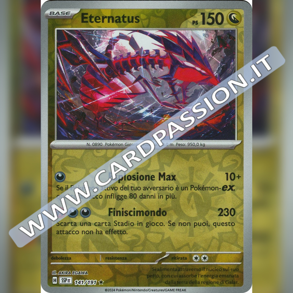 141/191 Eternatus Reverse | Scintille Folgoranti