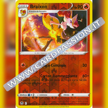 026/195 Braixen Reverse | Tempesta Argentata