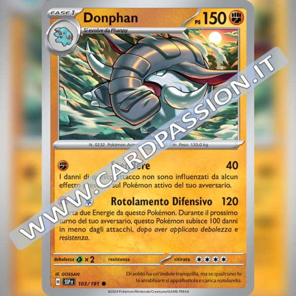 103/191 Donphan | Scintille Folgoranti