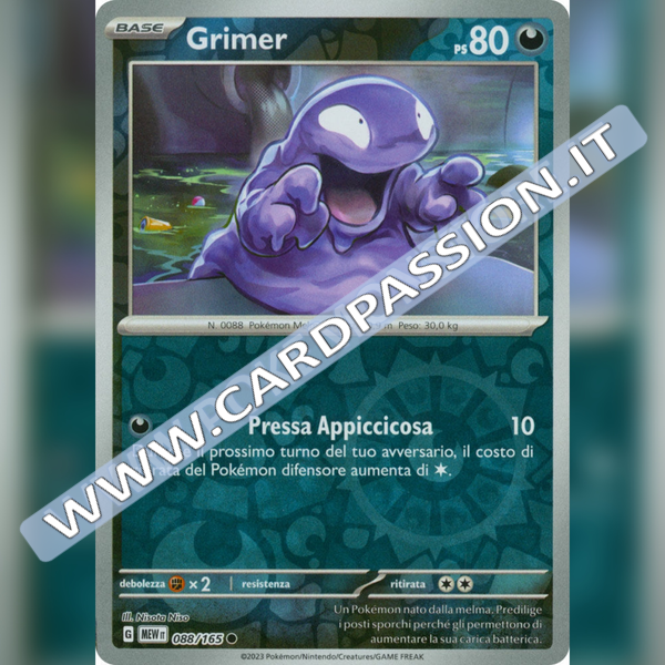 088/165 Grimer Reverse | Scarlatto e Violetto 151