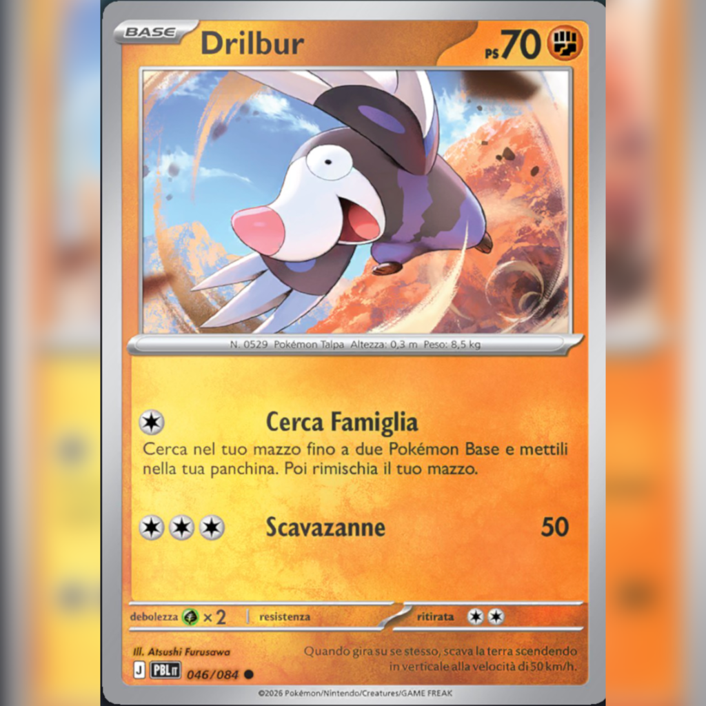 046/084 Drilbur Reverse | Buio Pesto