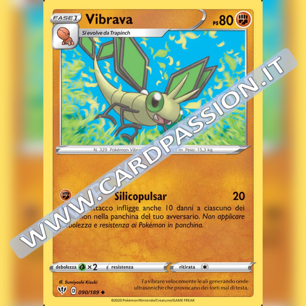 090/189 Vibrava Non Comune | Fiamme Oscure - Card Passion