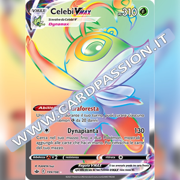 199/198 Celebi VMax Hyper | Regno Glaciale - Card Passion