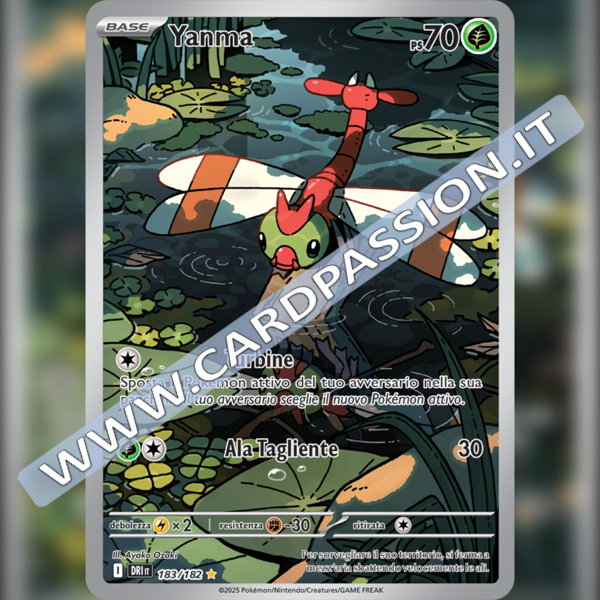 183/182 Yanma Illustrazione Rara | Rivali Predestinati