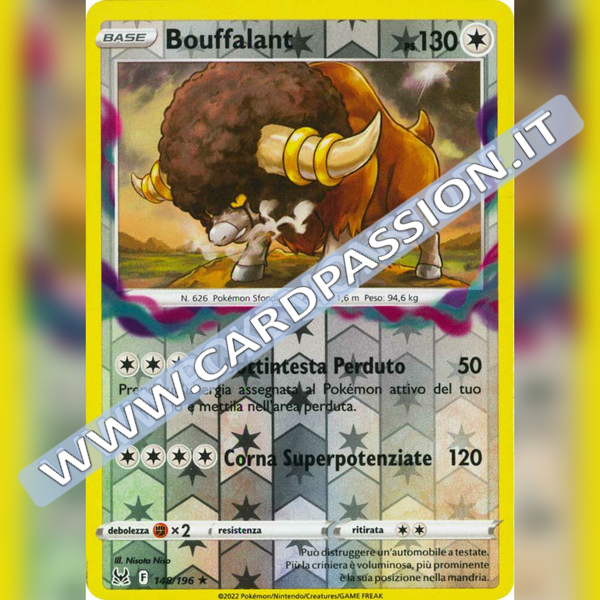 148/196 Bouffalant Reverse | Origine Perduta - Card Passion