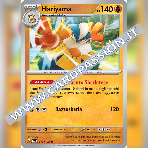 113/193 Hariyama Holo | Evoluzioni a Paldea