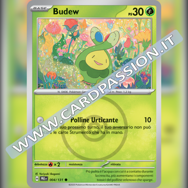 004/131 Budew Poke Ball Reverse | Evoluzioni Prismatiche
