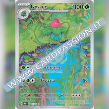 167/165 Ivysaur Illustrazione Rara | Scarlatto e Violetto 151