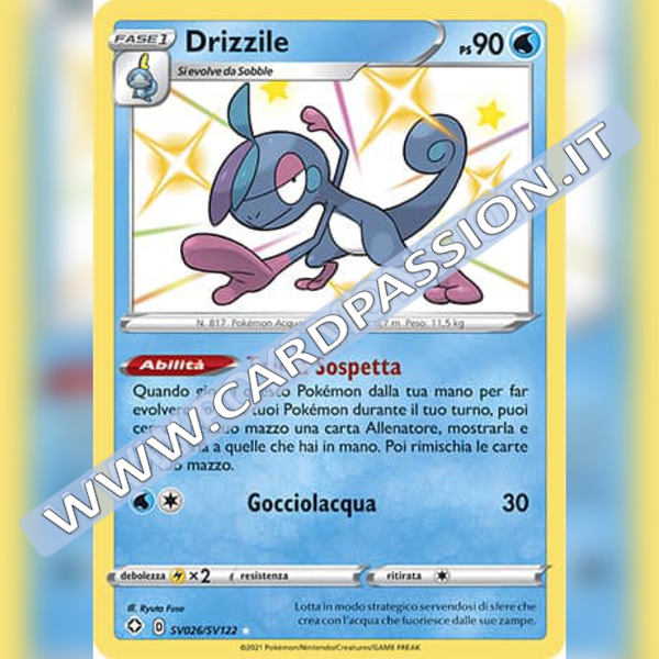 SV026/SV122 Drizzile Baby Shiny | Destino Splendente - Card Passion