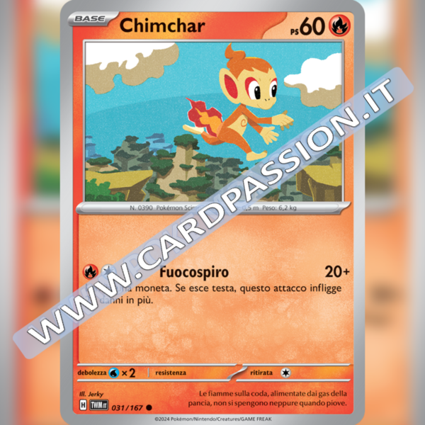 031/167 Chimchar | Crepuscolo Mascherato