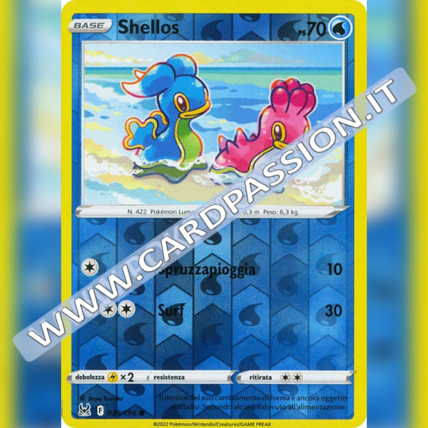 039/196 Shellos Reverse | Origine Perduta - Card Passion