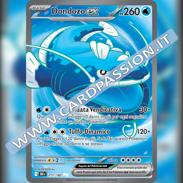 211/182 Dondozo-ex (Full Art) | Rivali Predestinati