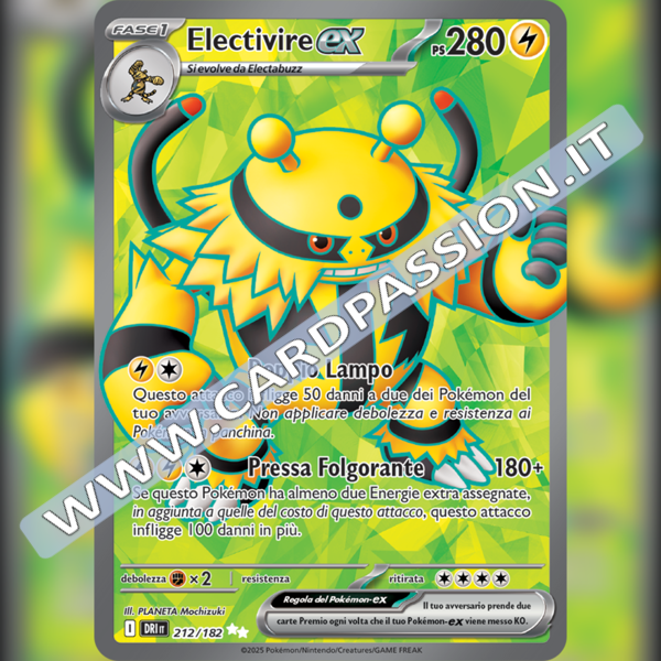 212/182 Electivire-ex (Full Art) | Rivali Predestinati