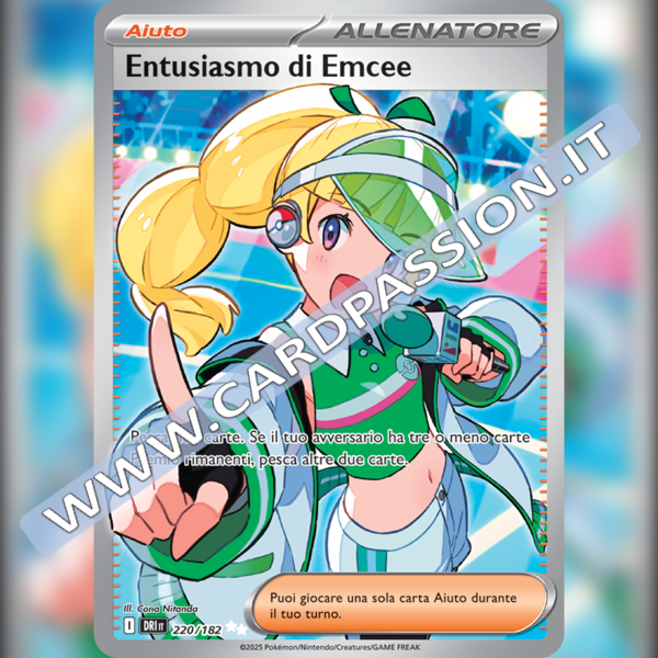 220/182 Entusiasmo di Emcee (Full Art) | Rivali Predestinati
