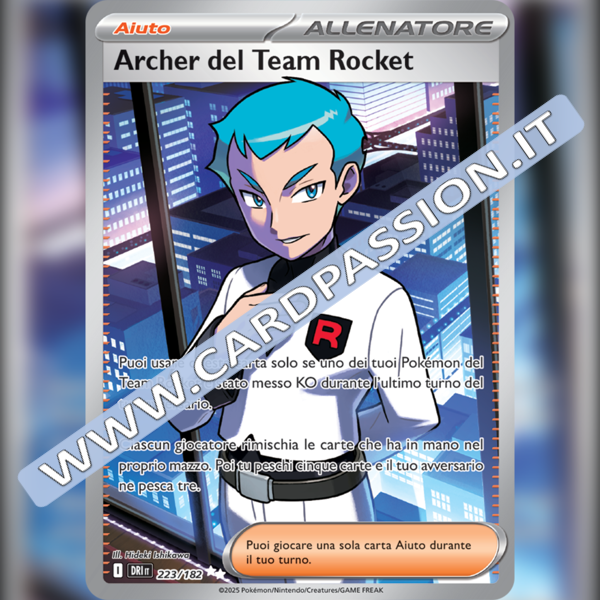 223/182 Archer del Team Rocket (Full Art) | Rivali Predestinati