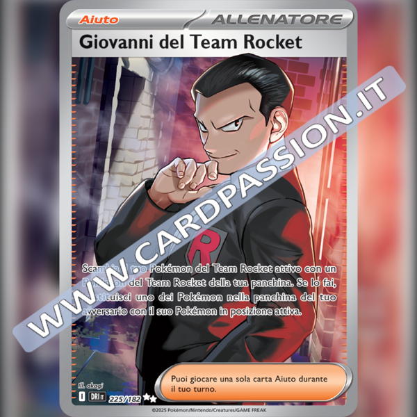 225/182 Giovanni del Team Rocket (Full Art) | Rivali Predestinati