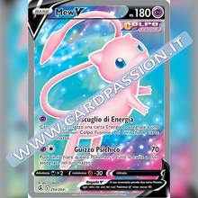 250/264 Mew V (Full Art) | Colpo Fusione - Card Passion