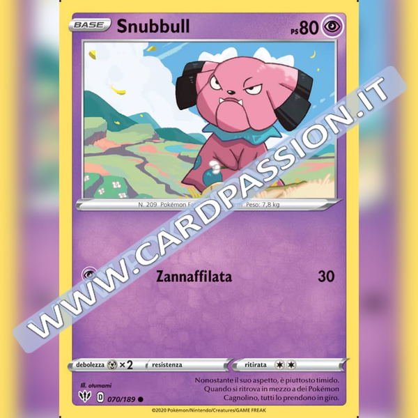 070/189 Snubbull Comune | Fiamme Oscure - Card Passion