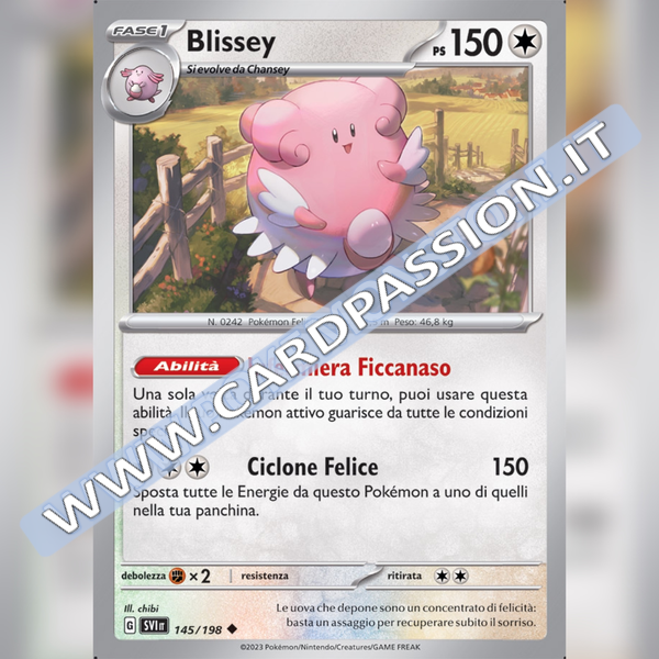 145/198 Blissey | Scarlatto e Violetto