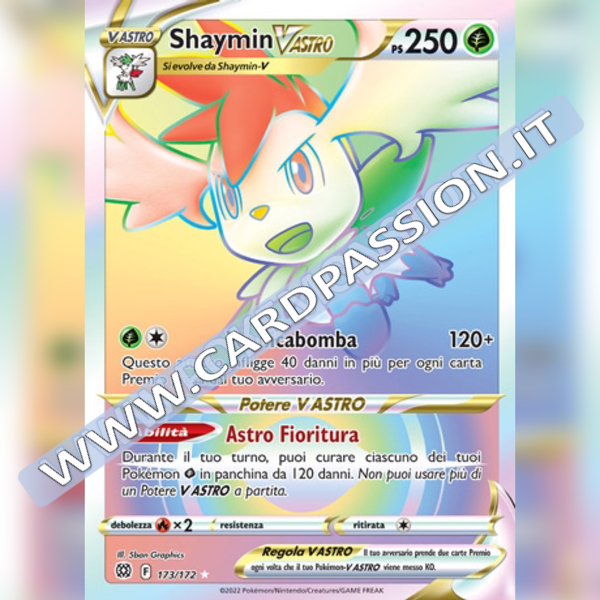 173/172 Shaymin VAstro Hyper | Astri Lucenti - Card Passion