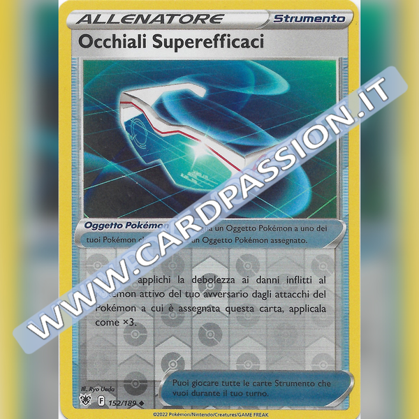 152/189 Occhiali Superefficaci Non Comune Reverse | Lucentezza Siderale - Card Passion