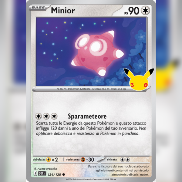 124/128 Minior Holo | 30esimo Anniversario