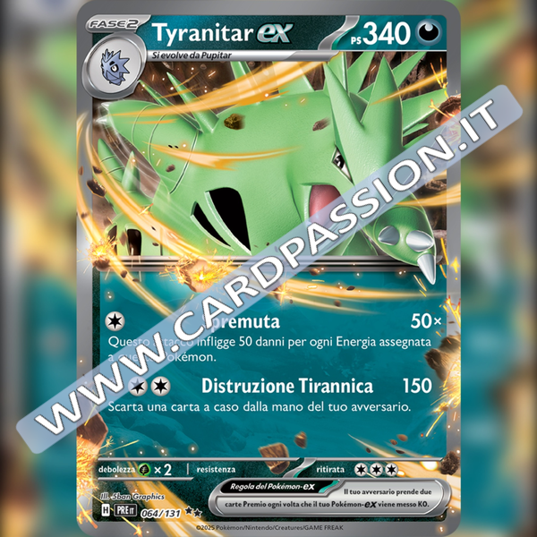 064/131 Tyranitar ex | Evoluzioni Prismatiche