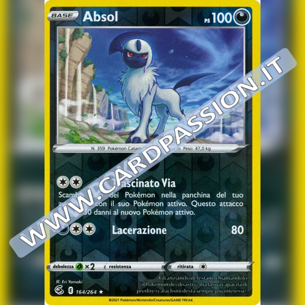 164/264 Absol Reverse | Colpo Fusione - Card Passion