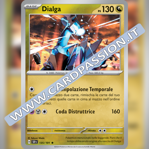 135/191 Dialga Holo | Scintille Folgoranti