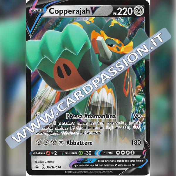 SWSH030 Copperajah V | Black Star Promo - Card Passion