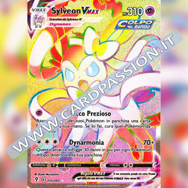 211/203 Sylveon VMax Hyper | Evoluzioni Eteree - Card Passion