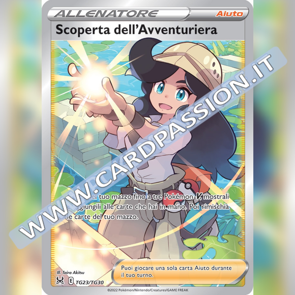 TG23/TG30 Scoperta dell'Avventuriera (Full Art) | Origine Perduta - Card Passion