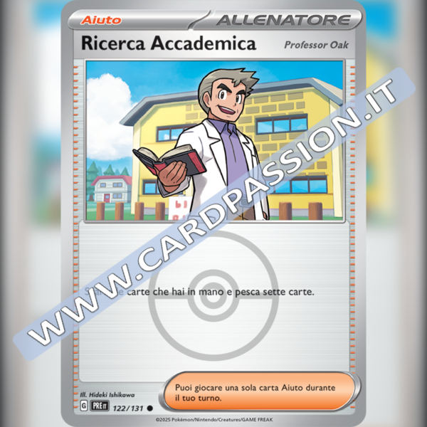 122/131 Ricerca Accademica Poke Ball Reverse | Evoluzioni Prismatiche