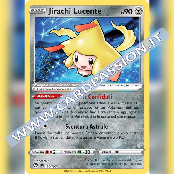 120/195 Jirachi Lucente | Tempesta Argentata