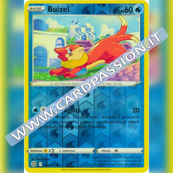 038/172 Buizel Reverse | Astri Lucenti - Card Passion