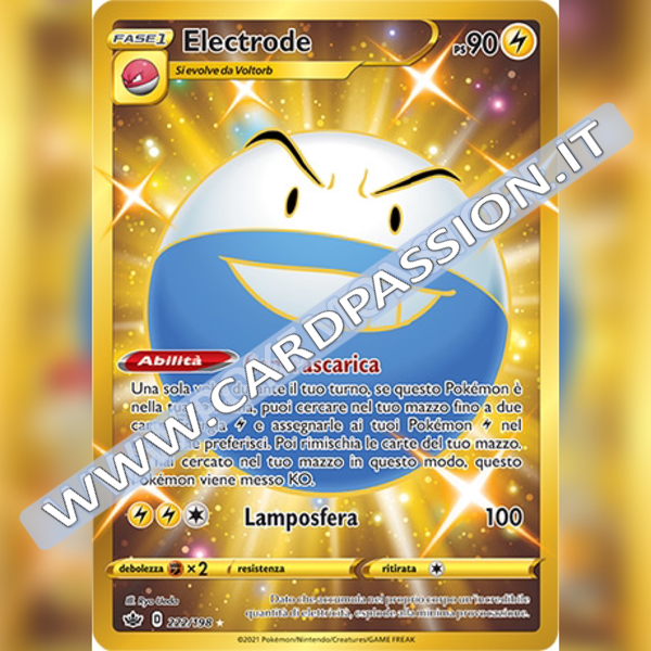 222/198 Electrode Gold | Regno Glaciale - Card Passion