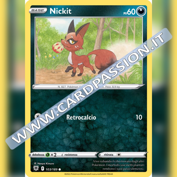 103/189 Nickit Comune | Lucentezza Siderale - Card Passion