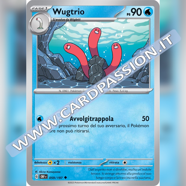 059/197 Wugtrio | Ossidiana Infuocata